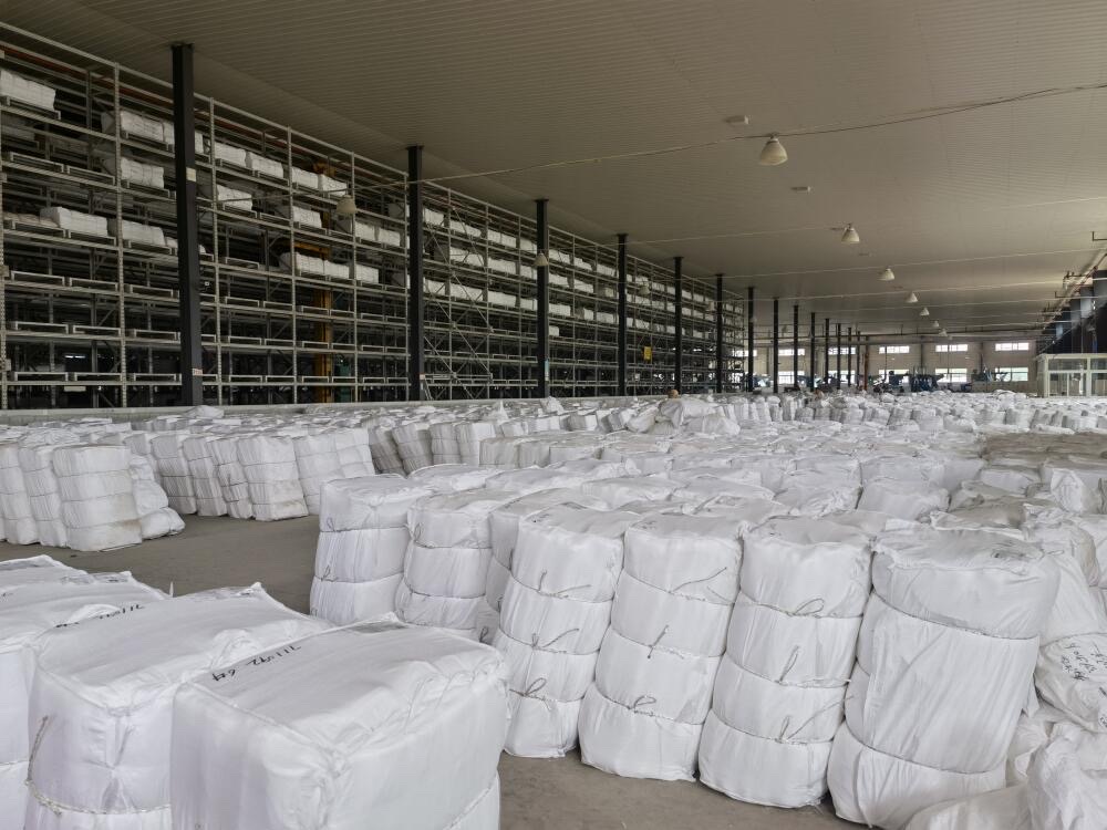 Hotel linen warehouse