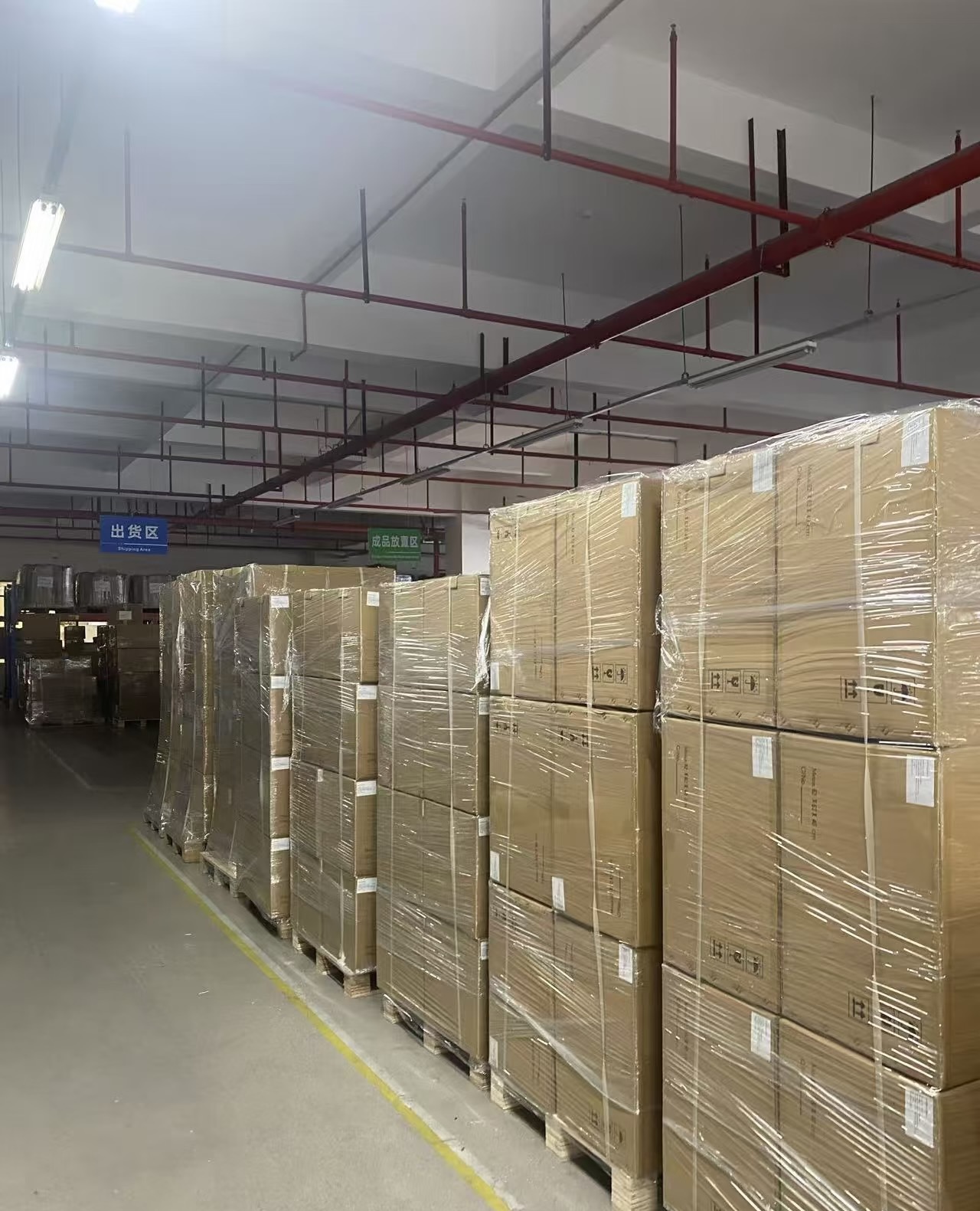 Pallet packaging for hotel linen